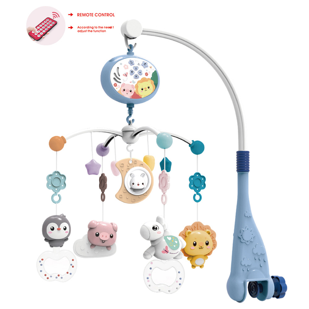 Stem - 6 Song Rotating Bed Bell With Remote And Projector 1pc - Color May Vary