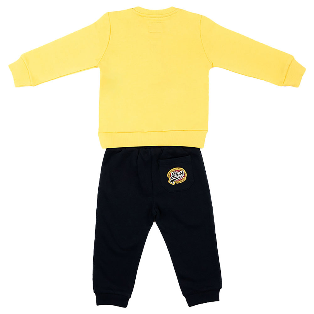 Guess - 2pc-Set - Long Sleeves Sweatshirt & Joggers - Mango Seed Yellow