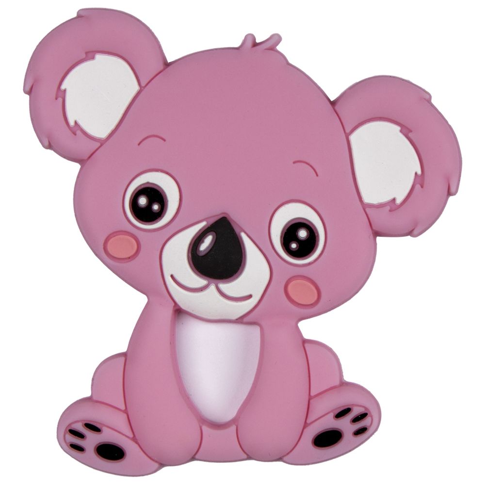Babies Basic - Customized Pacifier Clip - Teddy - Pink