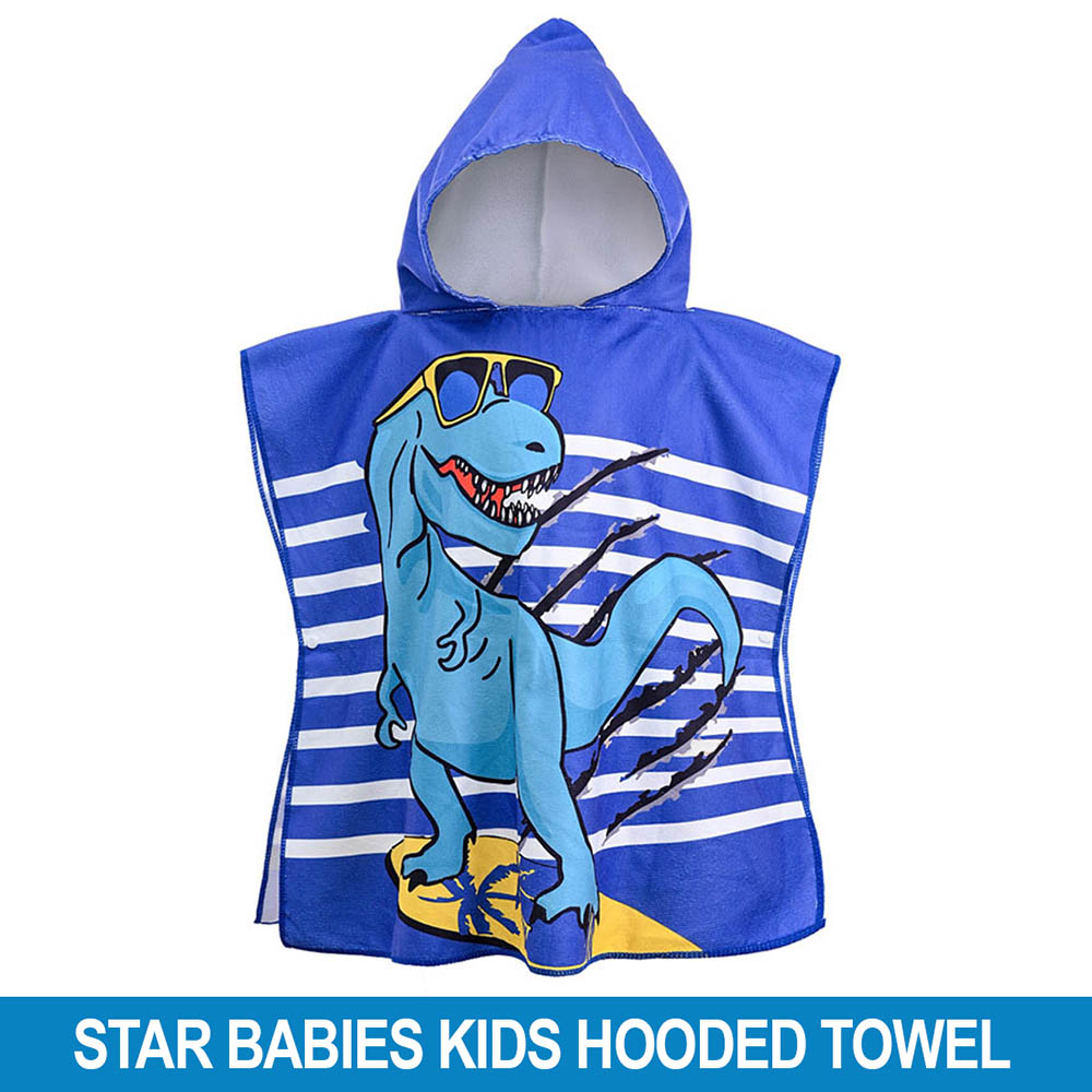 Star Babies - Hooded Towel - Blue