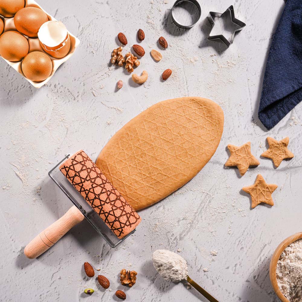 Hilalful - Islamic Art Pattern Rolling Pin