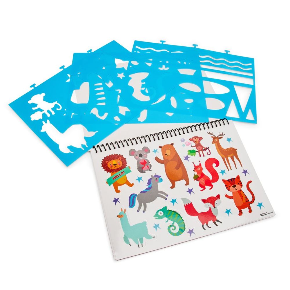 Crayola - Stencil Craft Colouring Pad