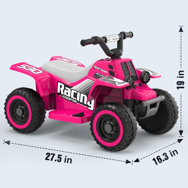 Factual Toys - Kids Quad Electric Bike - 6v - Pink