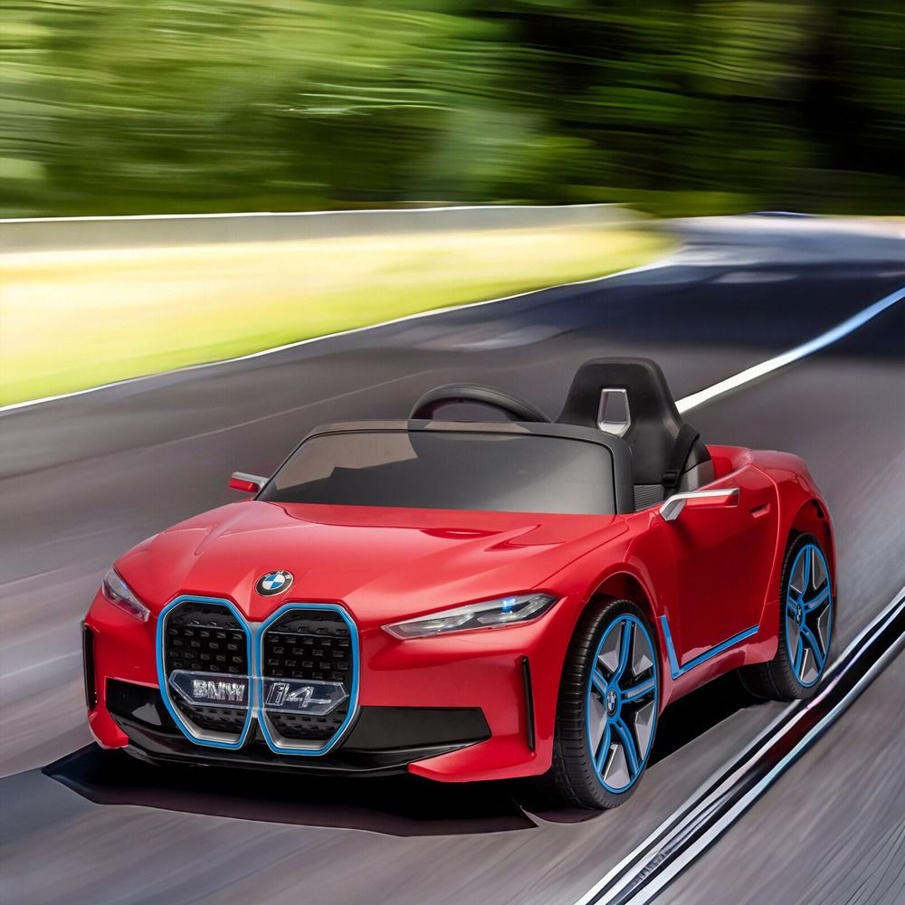 BMW i4 Licensed Electric Ride On Car 12V - Red