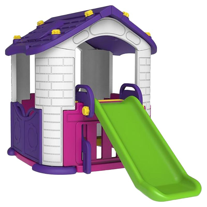 Factual Toys - Kids Playhouse With Slide - Purple
