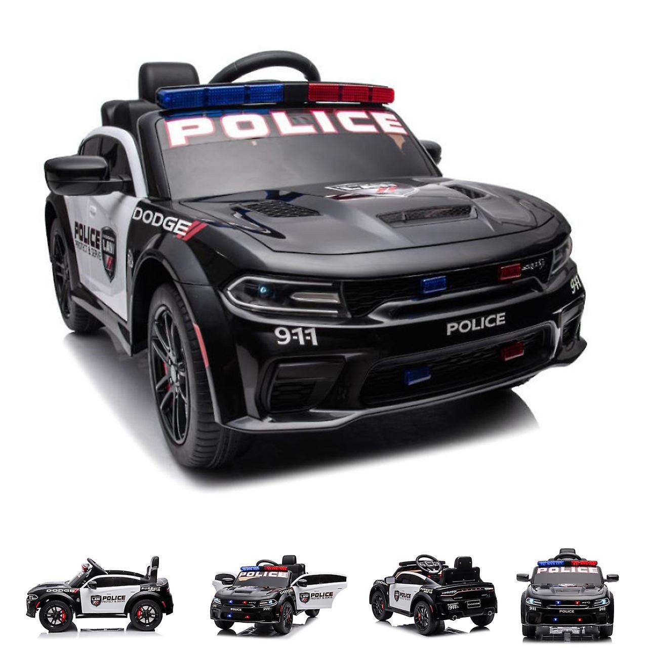 Dodge - Police Electric Ride On Car - 12 V