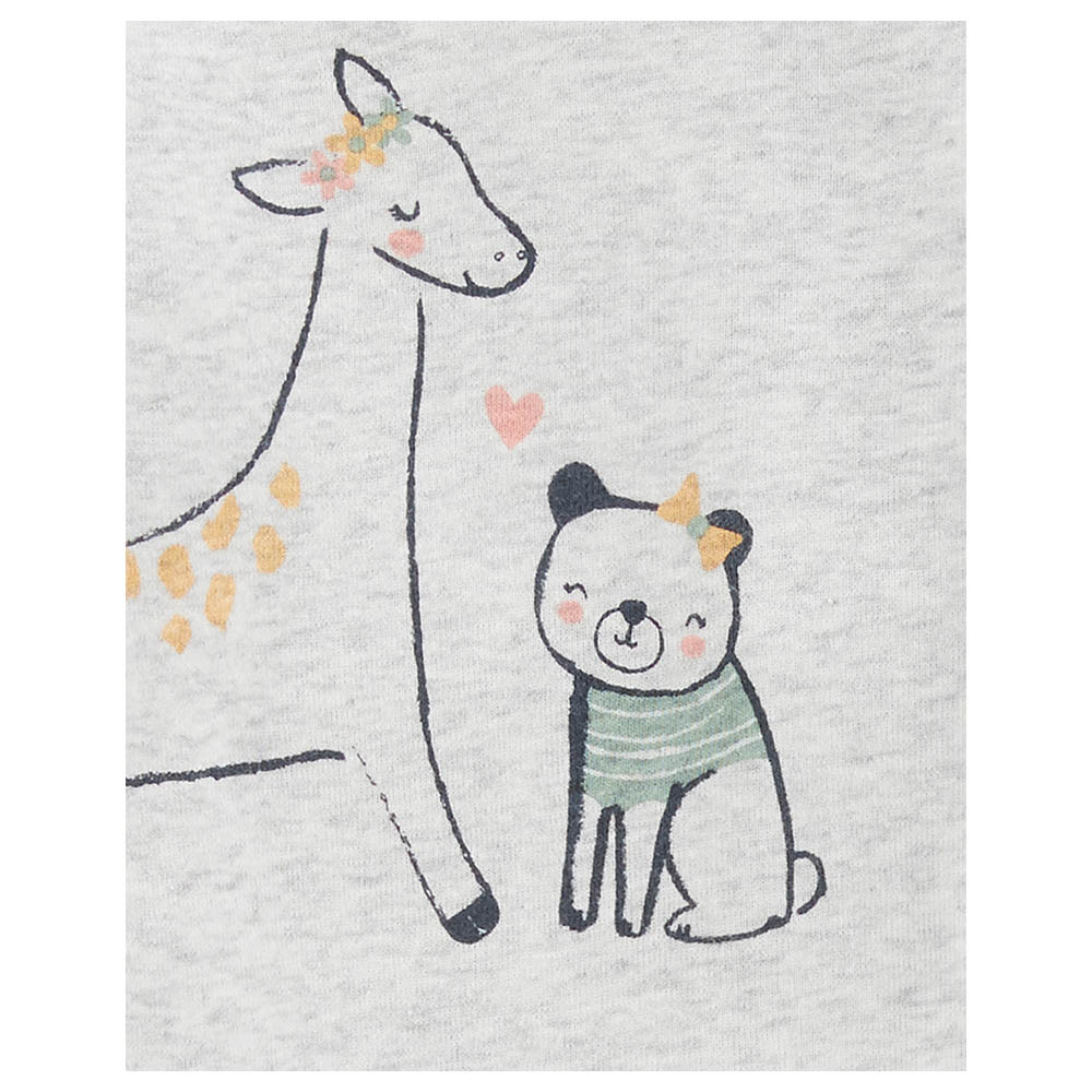 Carters - 3-pc-Set - Giraffe Sleepsuit w/ Bodysuit & Pants