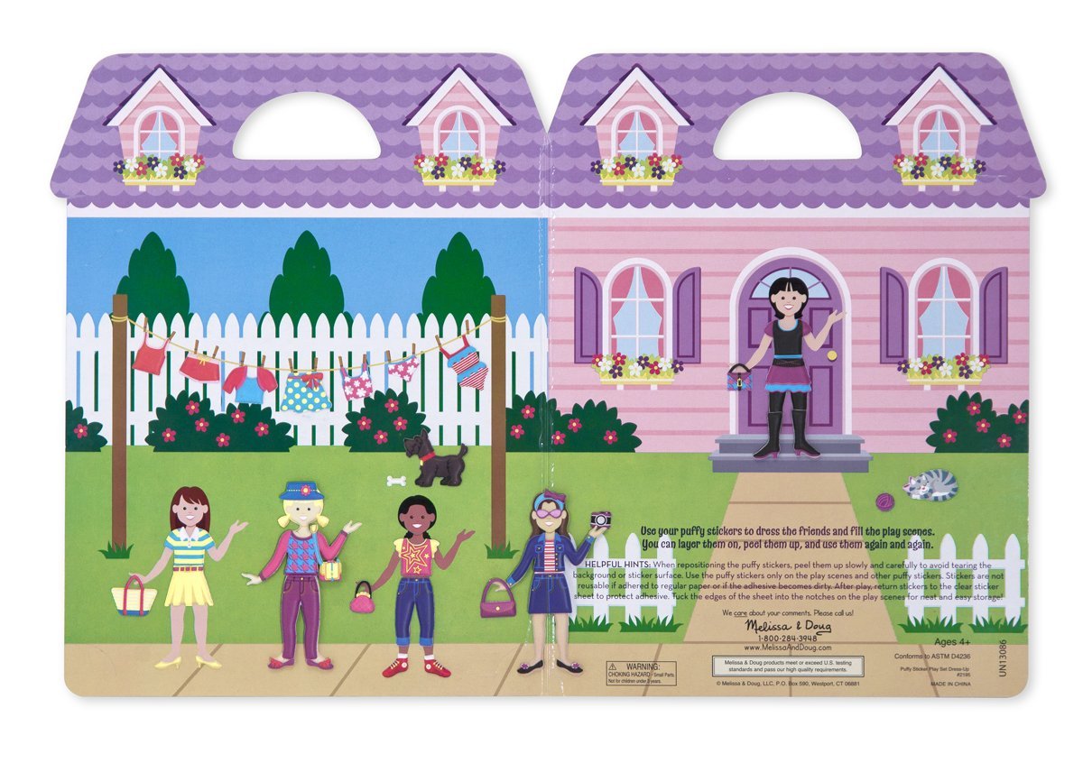 Melissa & Doug Puffy Sticker Play set - Dress up