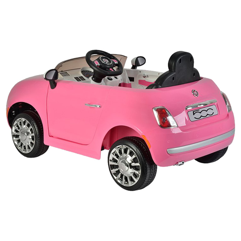 Fiat - 500 Kids Rideon Car - Pink - 12V