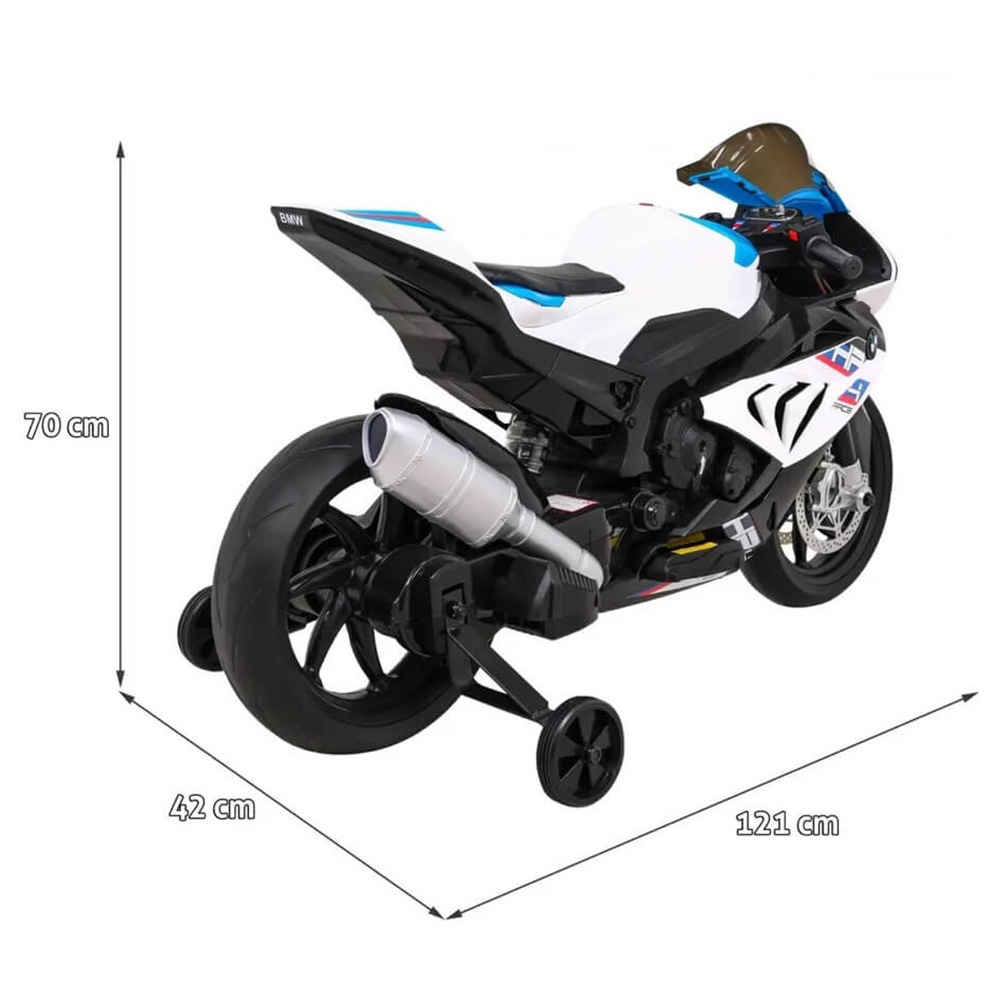 BMW - Hp4 Kids Electric Ride-On Motorbike - Blue - 12V