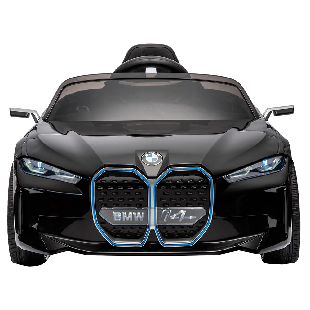 BMW - I4 Licensed Electric Ride-On Car- 12V - Black