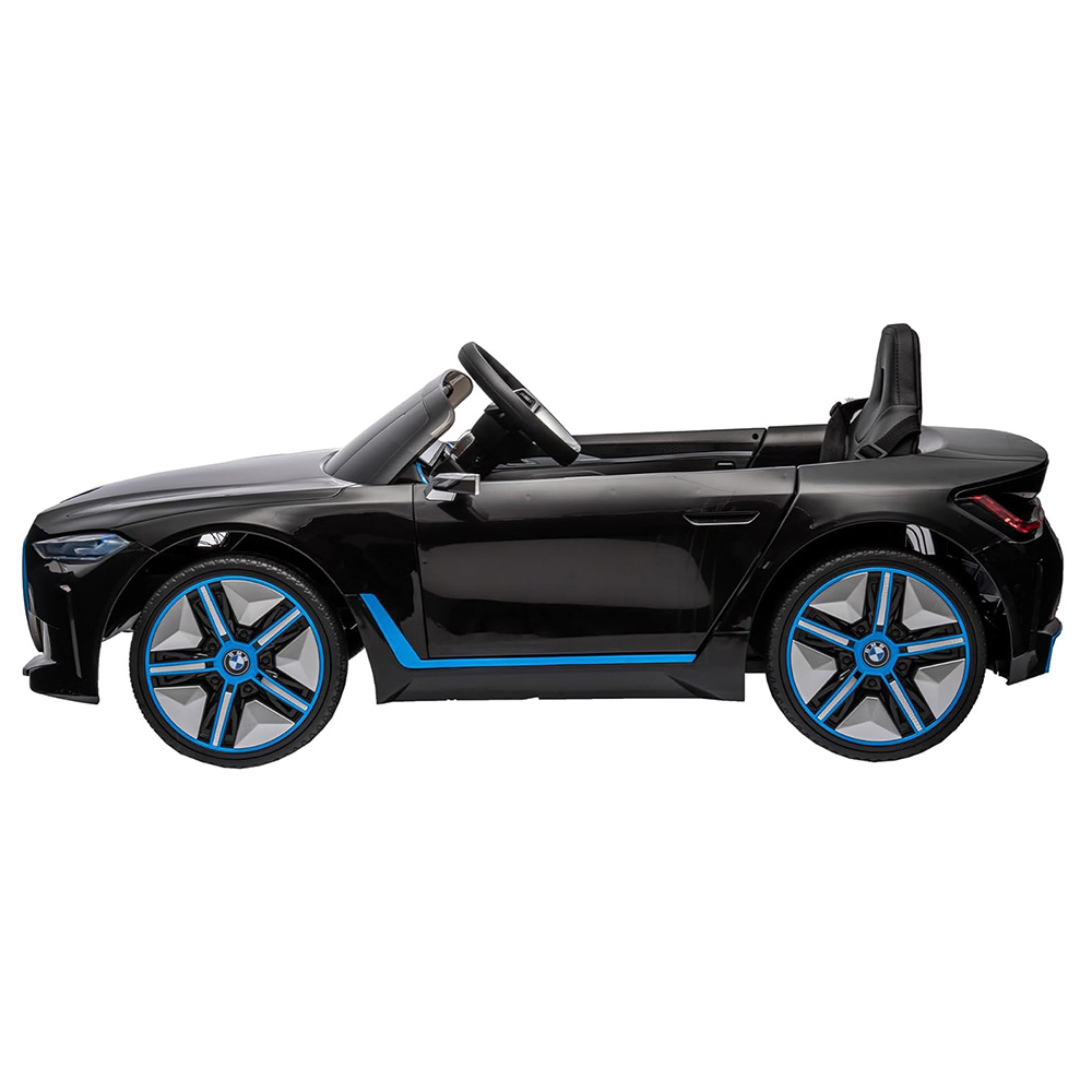 BMW - I4 Licensed Electric Ride-On Car- 12V - Black
