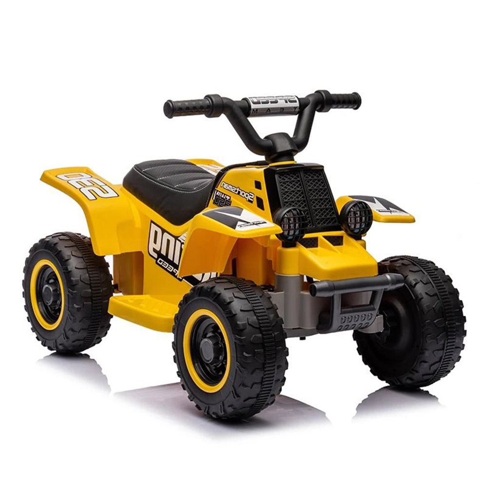 Factual Toys - Kids Electric Ride-On Quad Bike - 6V - Yellow