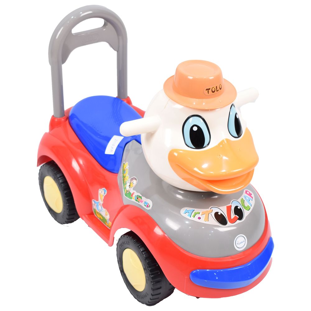 Amla - Duck Push Car w/ Music - Red
