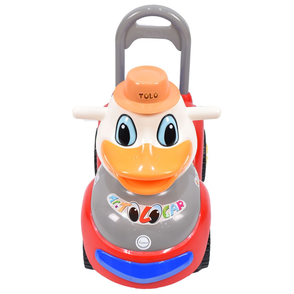 Amla - Duck Push Car w/ Music - Red