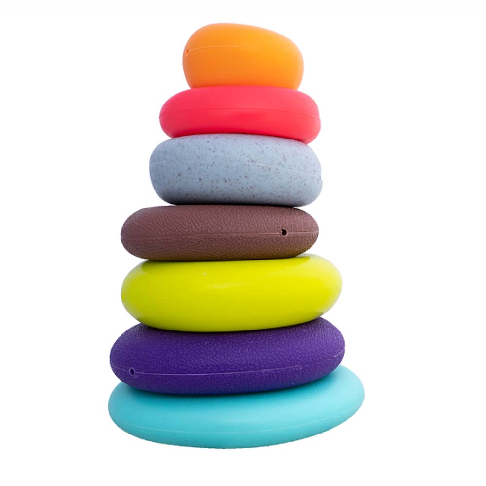 Hapee Capee - Coloured Stone Stacker - 7pcs