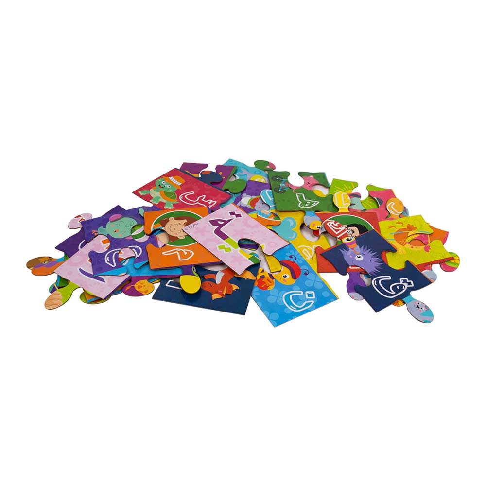 Hapee Capee - Alphabet Puzzle - Arabic - 30pcs
