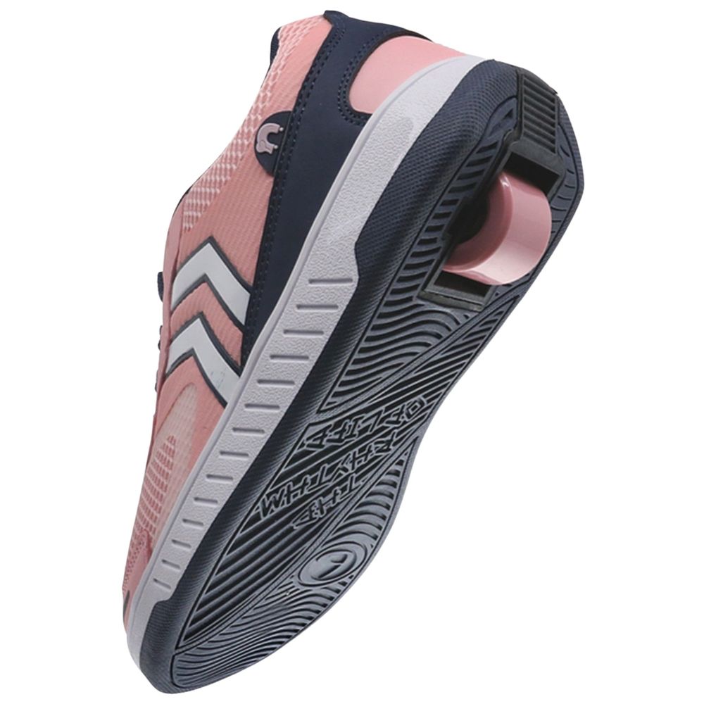 Breezy Rollers - Shoes With Wheels For Kids - Pink/Blue