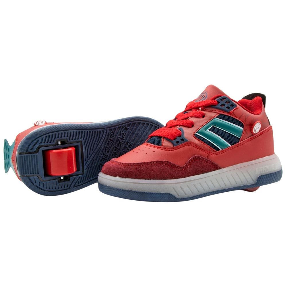 Breezy Rollers - Shoes With Wheels For Kids - Red