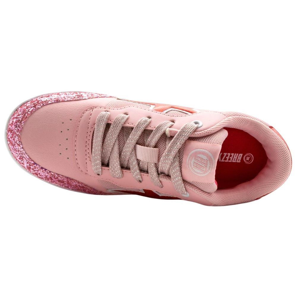Breezy Rollers - Glitter Shoes With Wheels For Kids - Pink