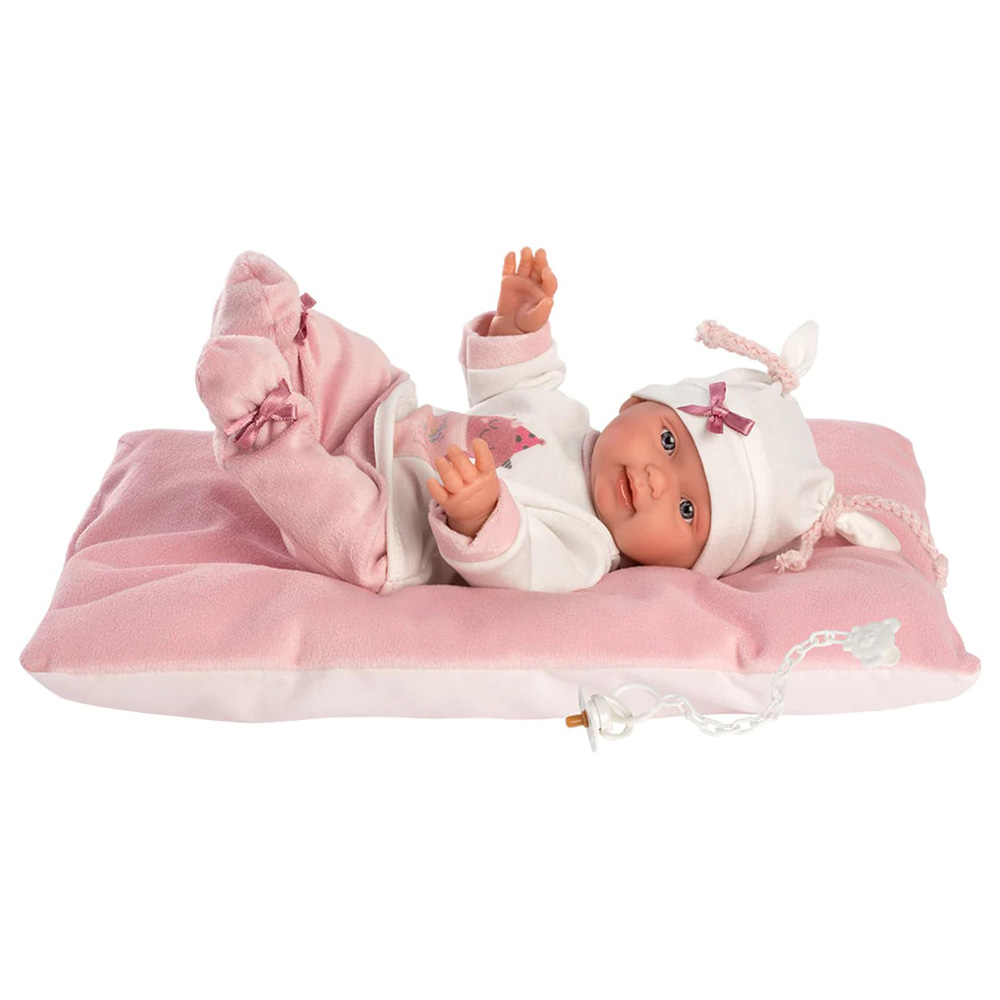 Llorens - Baby Say Boo Boo! Doll With Cushion - 26cm