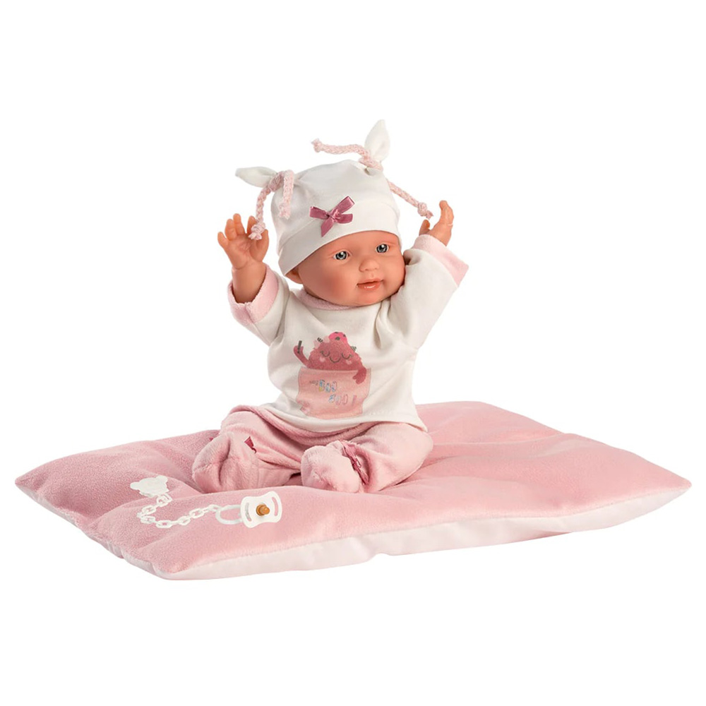 Llorens - Baby Say Boo Boo! Doll With Cushion - 26cm