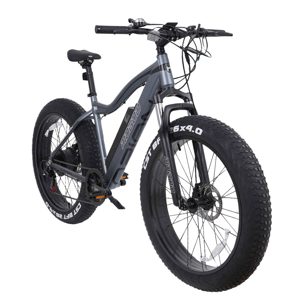 Mogoo - Orion E-Fat Mountain Bike - 26-Inch - Grey
