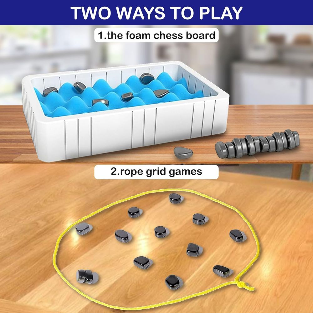 Essen - Magnetic Chess Strategy Board Game Set W/ Stones