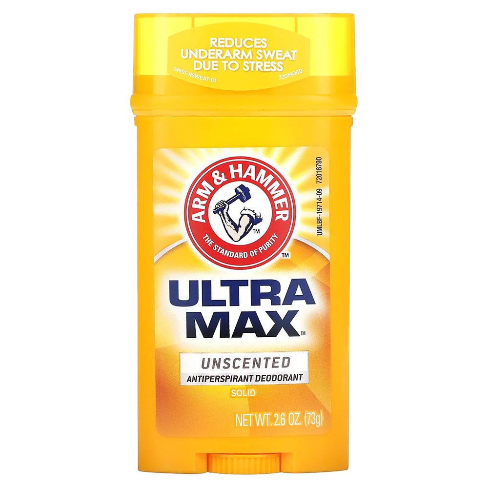 Arm & Hammer - Umax Deodorant Fresh Solid Unscented Oval - 73g