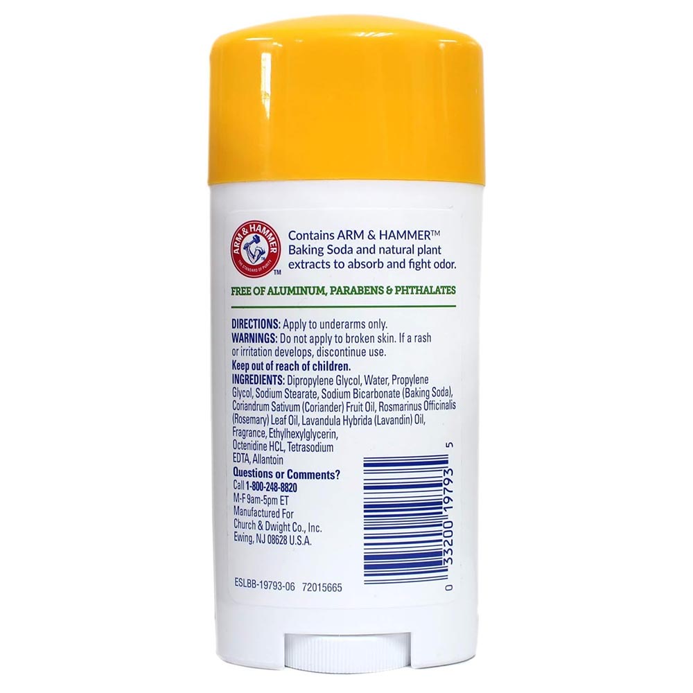 Arm & Hammer - Umax Deodorant Essentials Fresh - Rosemary Lavender - 71g