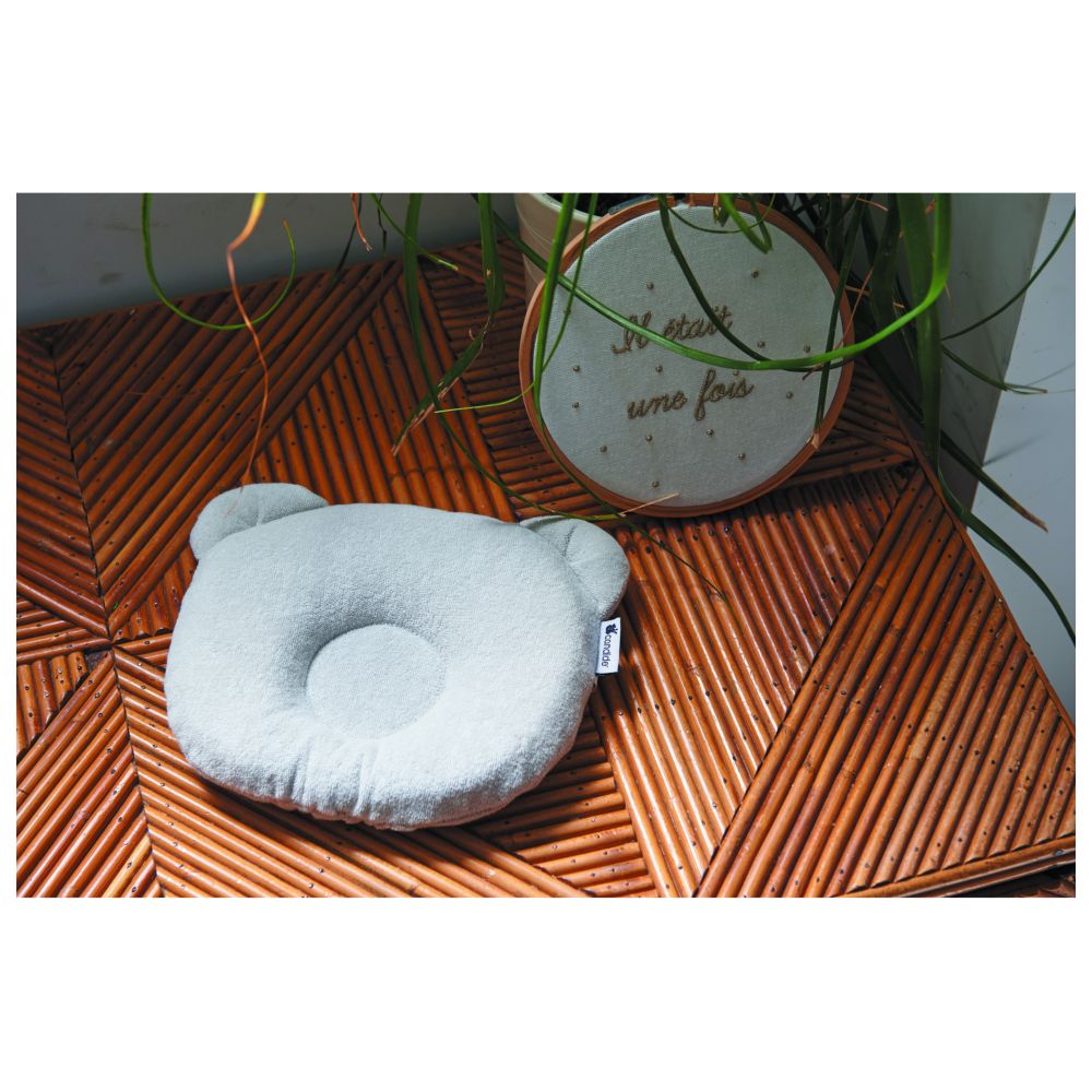 Candide - P'tit Panda Memory Foam Baby Pillow - Grey