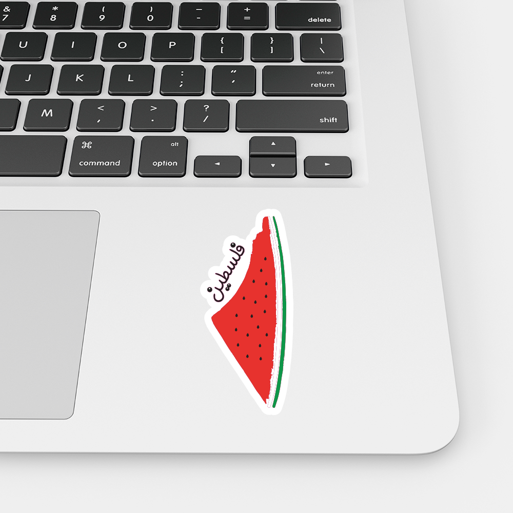 تونكل هاندز - ملصقات خريطة فلسطين - بطيخ