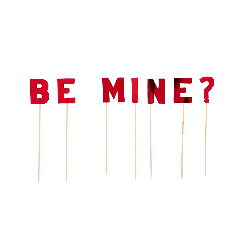 Hootyballoo - Be Mine Cake Topper