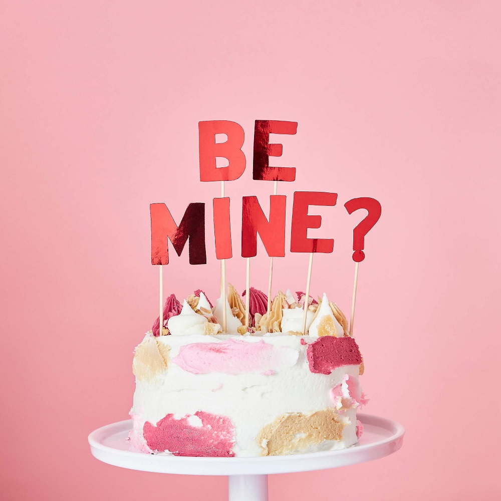 Hootyballoo - Be Mine Cake Topper