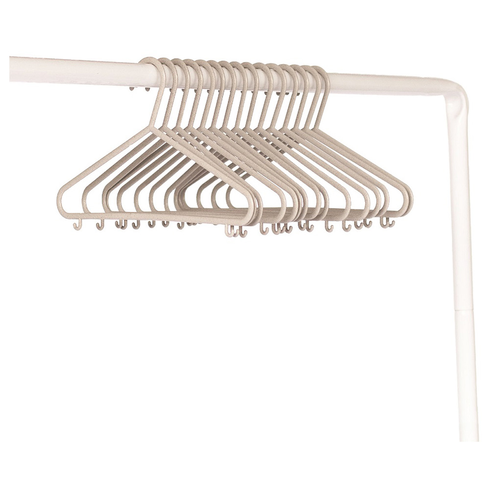 3 Sprouts - Wheat Straw Hanger - 30pcs - Gray