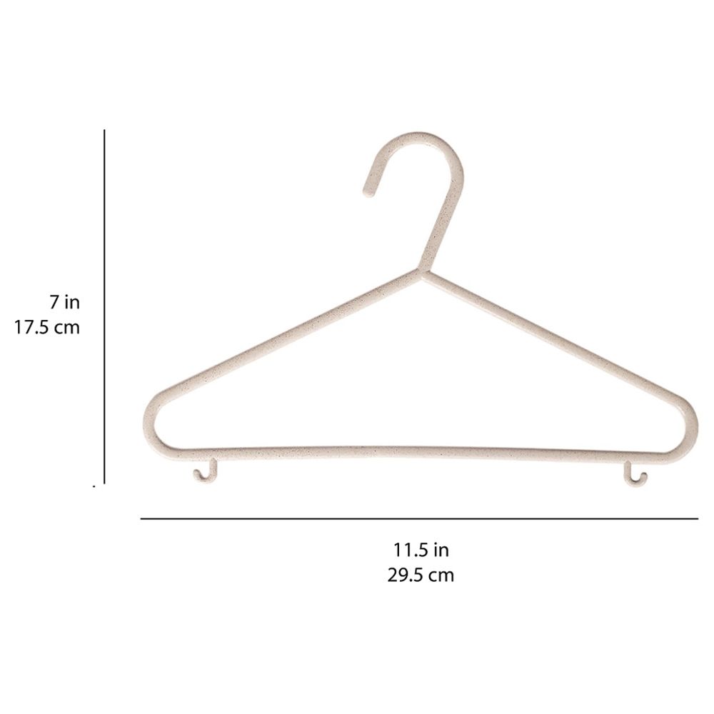 3 Sprouts - Wheat Straw Hanger - 30pcs - Gray