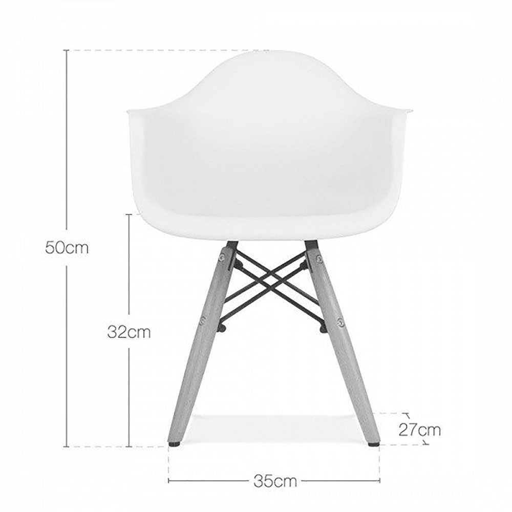 Caramel and Sun - Kids Armchair - White