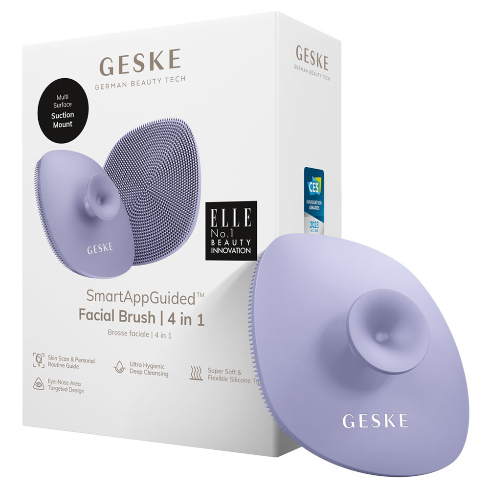 Geske - 4-in-1 Electric Facial Brush - Purple