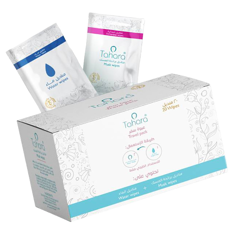 Tahara - Musk & Water Wipes Travel Pack - 20pcs