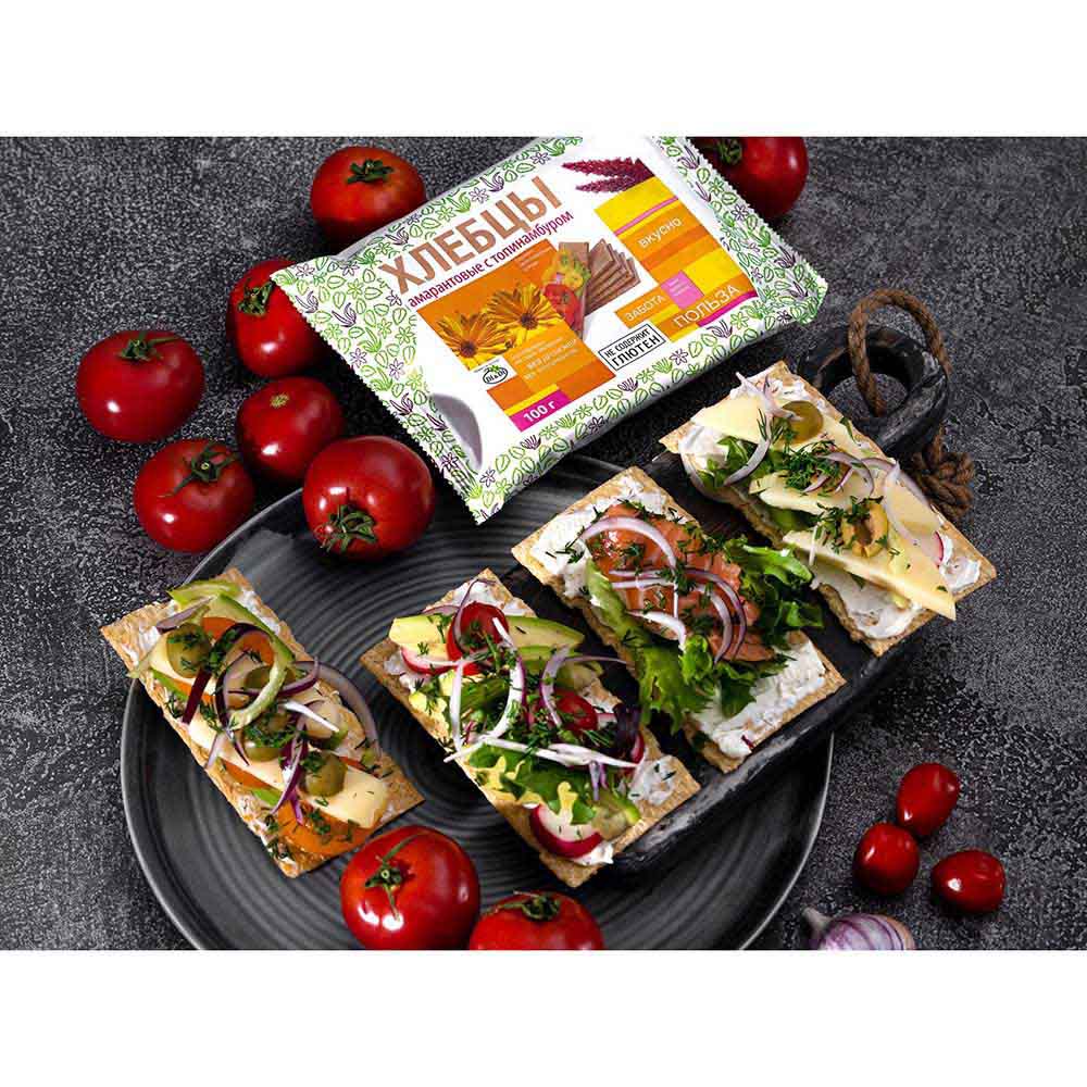 Di&Di - Amaranth Crispbread With Topinambur - 100 g