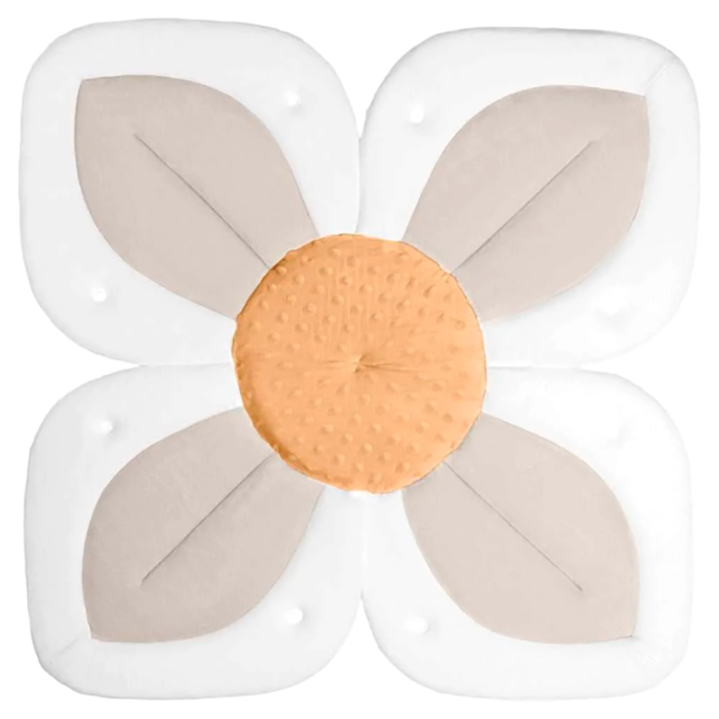 Blooming Bath - Lotus w/ Snaps - White/Cream/Honey