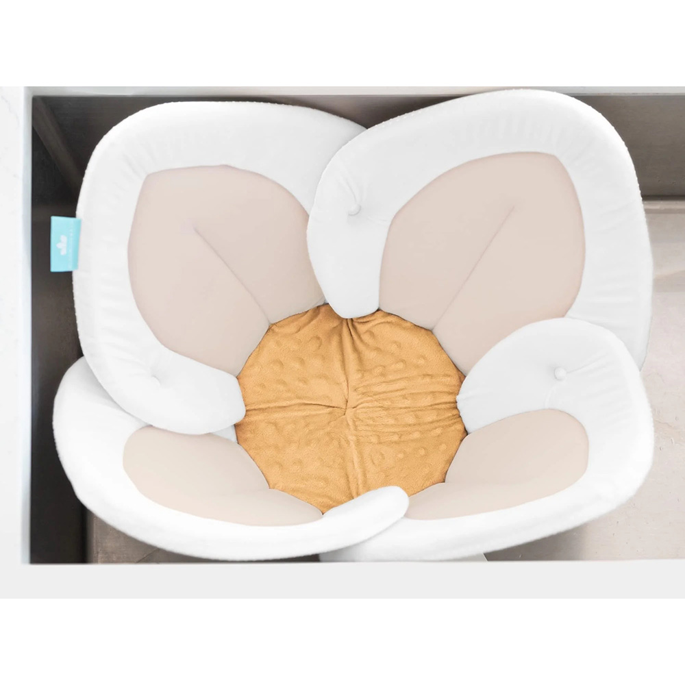 Blooming Bath - Lotus w/ Snaps - White/Cream/Honey