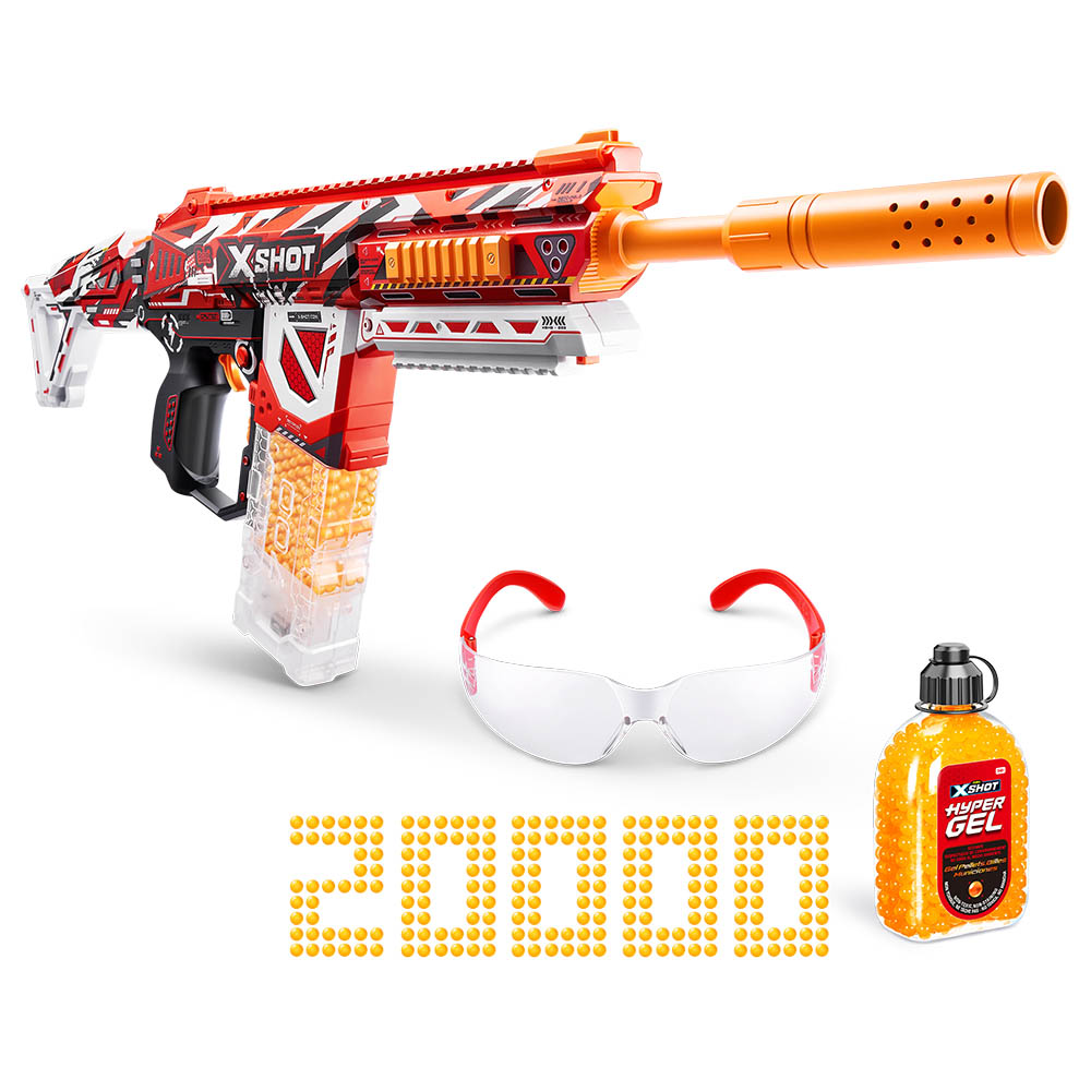 X-Shot - Hyper Gel Blaster w/ 20000 Gellets - Large - Orange