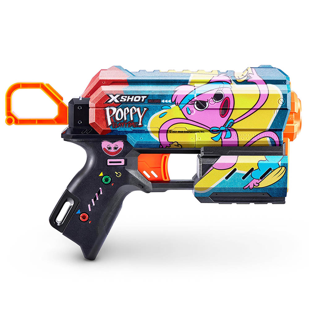 X-Shot - Skins Flux Poppy Playtime S1 w/ 8 Darts - Kissy