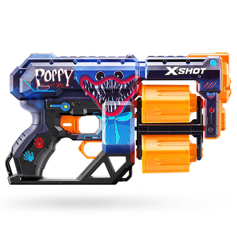 X-Shot - Skins Dread Poppy Playtime S1 w/ 12 Darts - Jumpscare