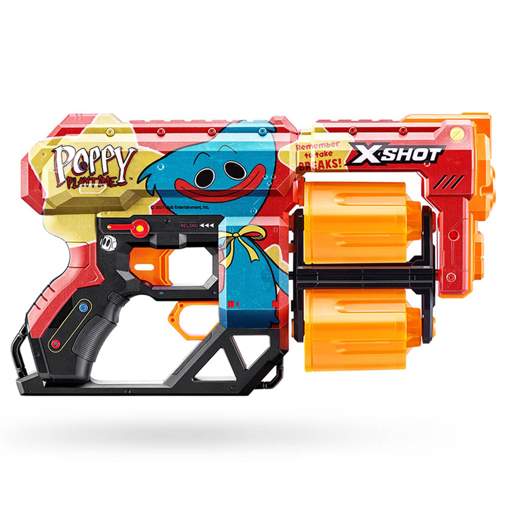 X-Shot - Skins Dread Poppy Playtime S1 w/ 12 Darts - Timeout