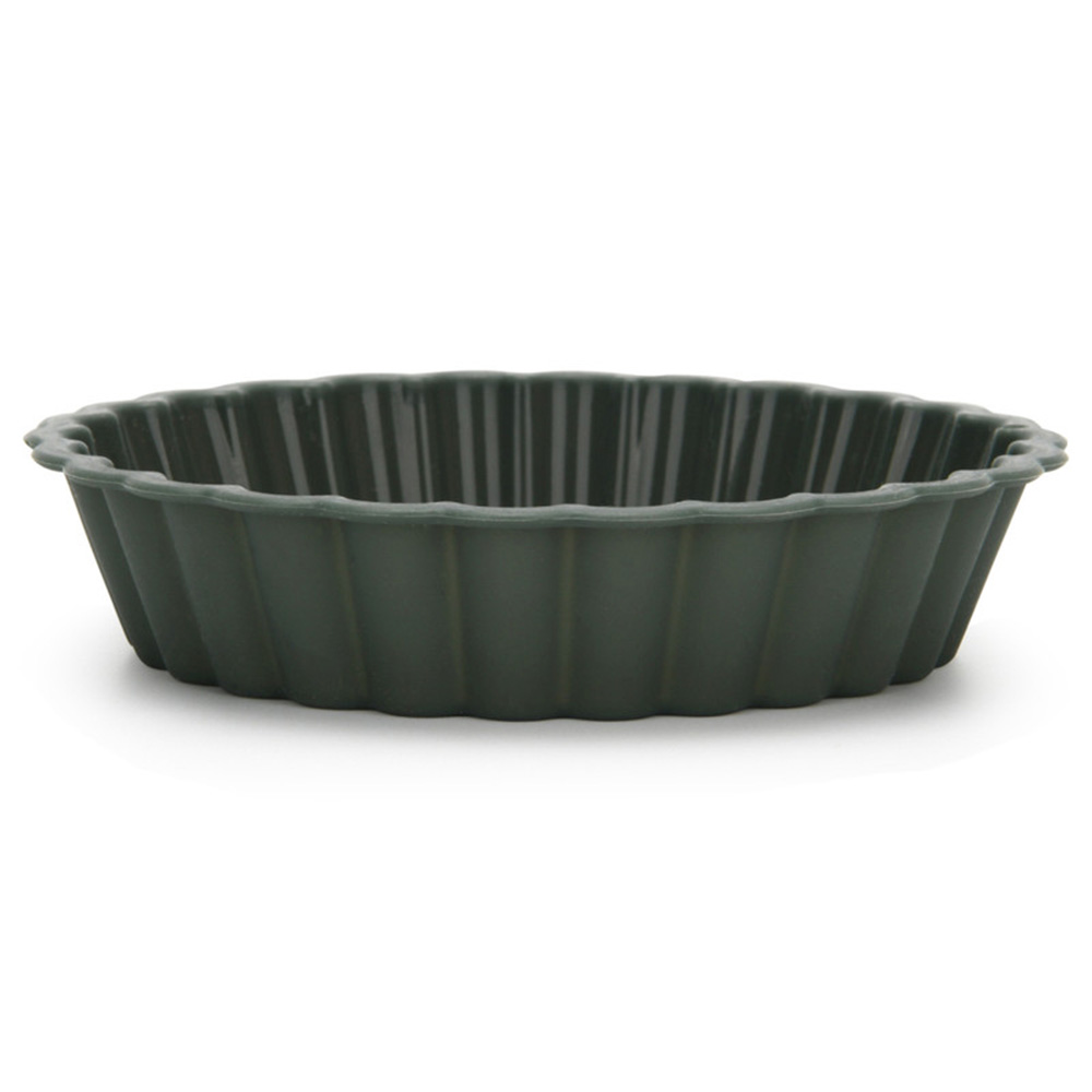Fissman - Round Silicone Cake Mould - Green - 10.5x10.5x2 cm
