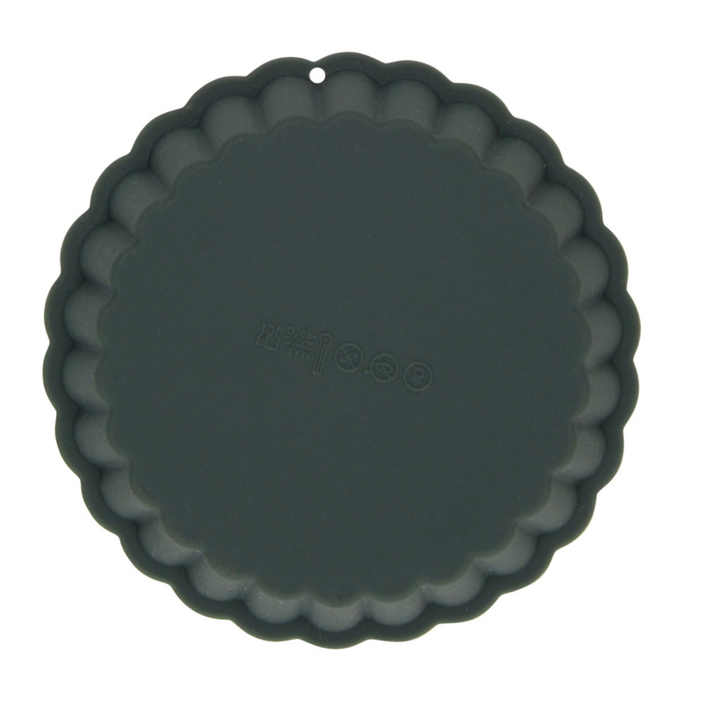 Fissman - Round Silicone Cake Mould - Green - 10.5x10.5x2 cm