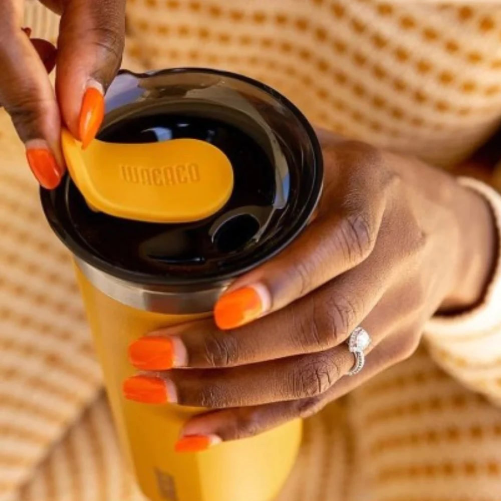 Wacaco - Octaroma Grande Vacuum Insulated Mug - Yellow - 435 ml