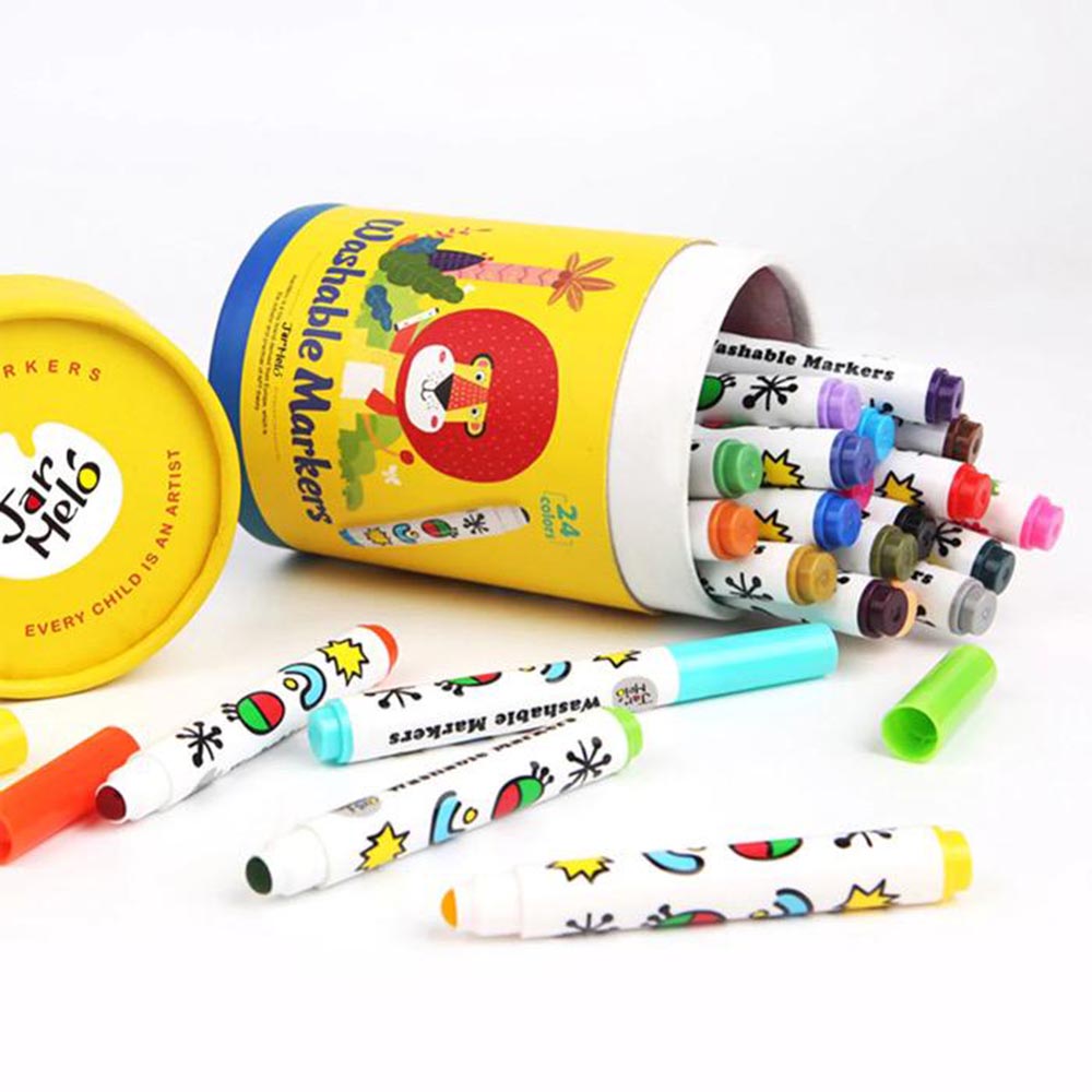 Jar Melo - Washable Makers Special Round Tip - 24pcs